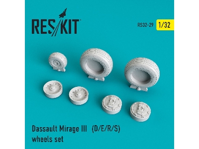 Mirage Iii (D/E/R/S) Wheels Set - image 1