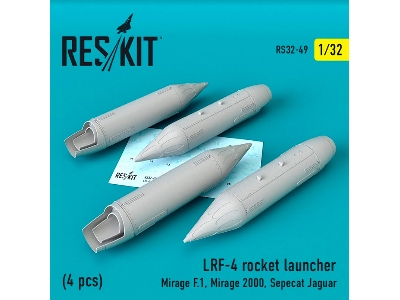 Lrf-4 Rocket Launcher 4 Pcs Mirage F.1, Mirage 2000, Sepecat Jaguar - image 1