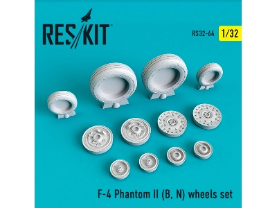 F-4 Phantom Ii B, N Wheels Set - image 1