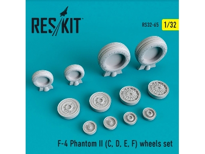 F-4 Phantom Ii C, D, E, F Wheels Set - image 1