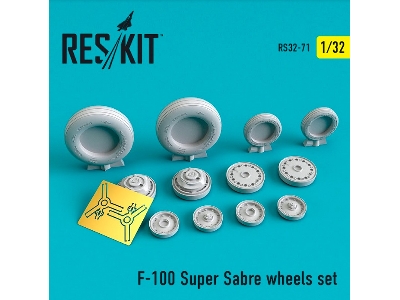 F-100 Super Sabre Wheels Set - image 1