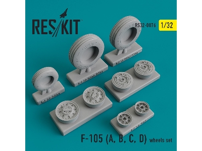 F-105 (A, B, C, D) Wheels Set - image 1