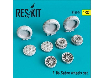 F-86 Sabre Wheels Set - image 1