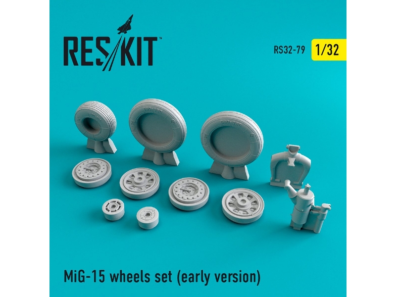 Mig-15 (Early Version) Wheels Set - image 1