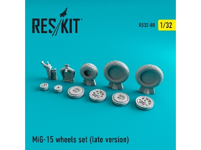 Mig-15 (Late Version) Wheels Set - image 1