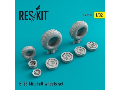 B-25 Mitchell Wheels Set - image 1