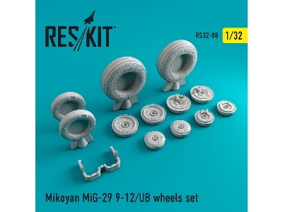 Mikoyan Mig-29 (9-12) Ub Wheels Set - image 1