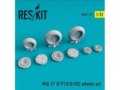 Mig-21 F/ F13/ U/ Us Wheels Set - image 1