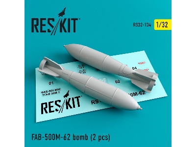 Fab-500 M-62 Bomb (2 Pcs) (Su-17, Su-22, Su-24, Su-25, Su-30, Su-34) - image 1