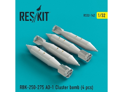Rbk-250-275 Ao-1 Cluster Bomb (4 Pcs)( Su-25, Mig-21, Mig-27) - image 1