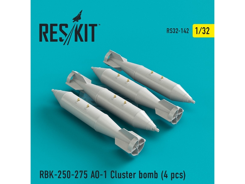 Rbk-250-275 Ao-1 Cluster Bomb (4 Pcs)( Su-25, Mig-21, Mig-27) - image 1 Rbk-250-275 Ao-1 Cluster Bomb (4 Pcs)( Su-25, Mig-21, Mig-27) - image 1