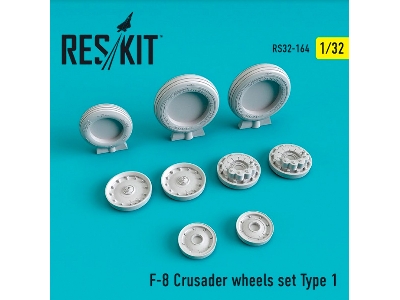 F-8 Crusader Wheels Set Type 1 - image 1