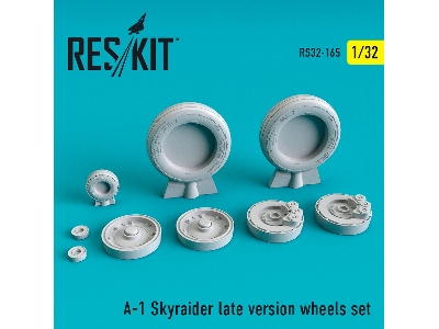 A-1 Skyraider Late Version Wheels Set - image 1