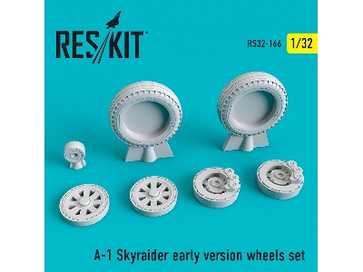 A-1 Skyraider Early Version Wheels Set - image 1