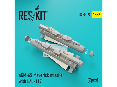 Agm-65 Maverick Missile With Lau-117 (2pcs)(Av-8b, A-10, F-16, F-18) - image 1