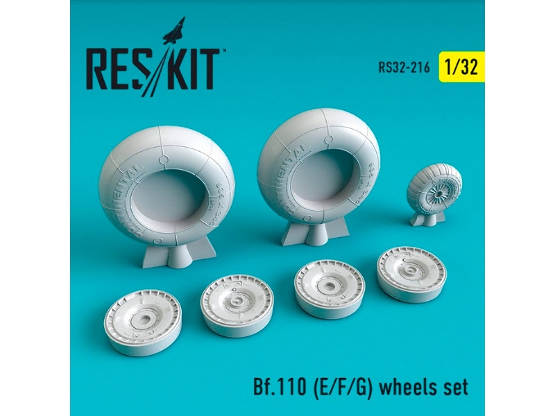 Messerschmitt Bf.110 E/ F/ G Wheels Set - image 1