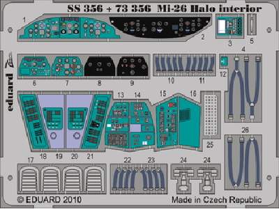 Mi-26 Halo interior 1/72 - Revell - image 1