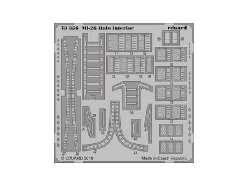 Mi-26 Halo interior 1/72 - Revell - image 1