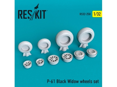 P-61 Black Widow Wheels Set - image 1