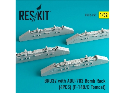 Bru32 With Adu-703 Bomb Rack 4pcs F-14b/ D Tomcat - image 1