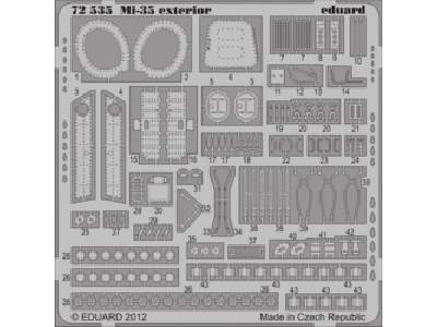 Mi-35 exterior 1/72 - Zvezda - image 1