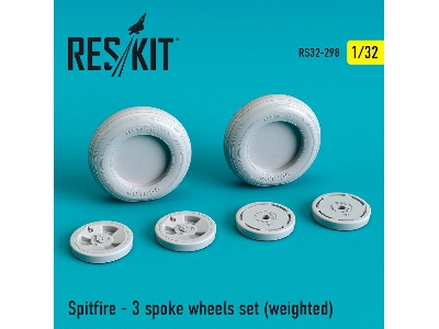 Spitfire - 3 Spoke Wheels Set Weighted - image 1