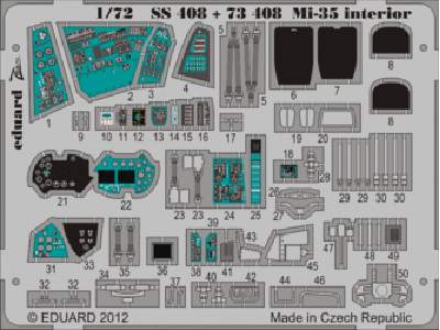 Mi-35 interior S. A. 1/72 - Zvezda - image 1