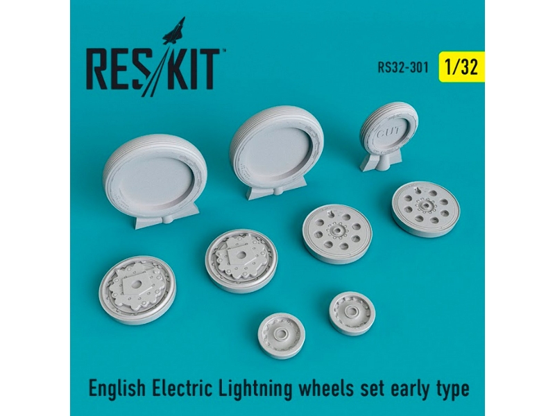 English Electric Lightning Wheels Set Early Type - image 1