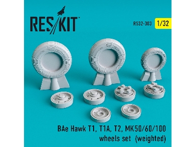 Bae Hawk T1, T1a, T2, Mk50/ 60/ 100 Wheels Set Weighted - image 1