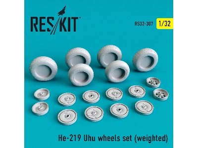 He-219 Uhu Wheels Set Weighted - image 1