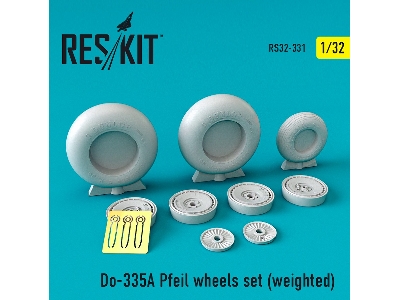 Do-335&#1040; Pfeil Wheels Set Weighted - image 1