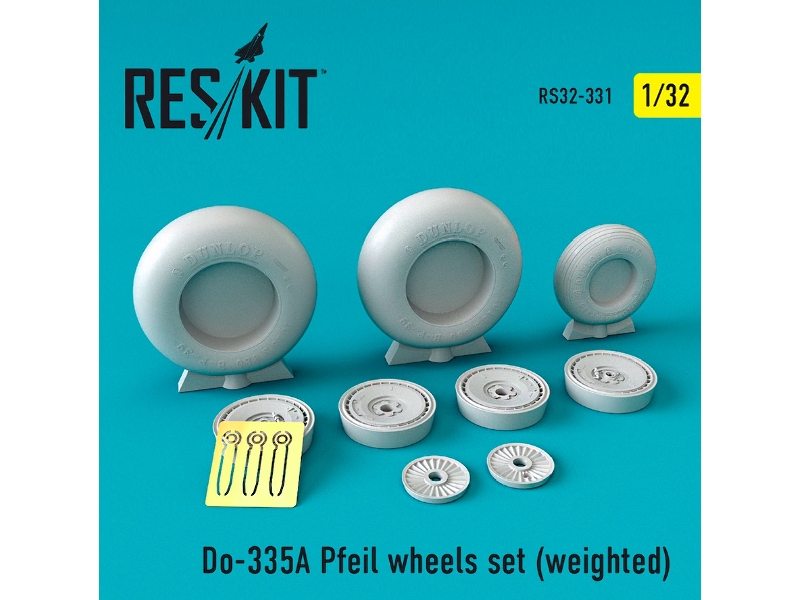 Do-335&#1040; Pfeil Wheels Set Weighted - image 1