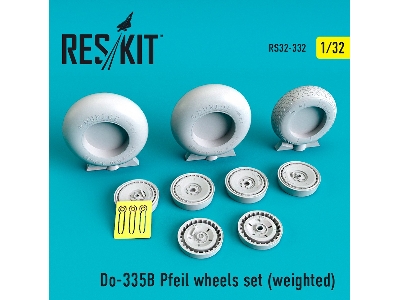 Do-335&#1042; Pfeil Wheels Set Weighted - image 1