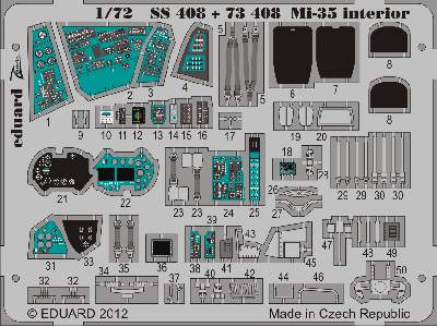 Mi-35 interior S. A. 1/72 - Zvezda - image 2