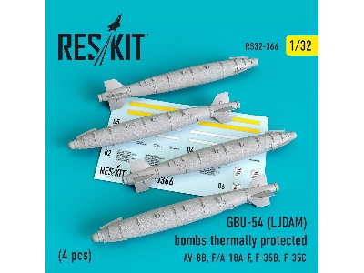 Gbu-54 (Ljdam) Bombs Thermally Protected (4 Pcs) (Av-8b, F/A-18a-f, F-35b, F-35c) - image 1