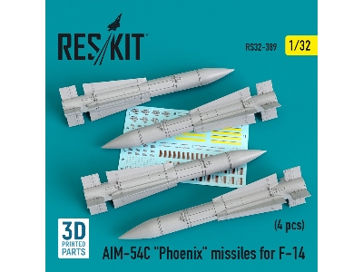 Aim-54c Phoenix Missiles For F-14 4pcs - image 1