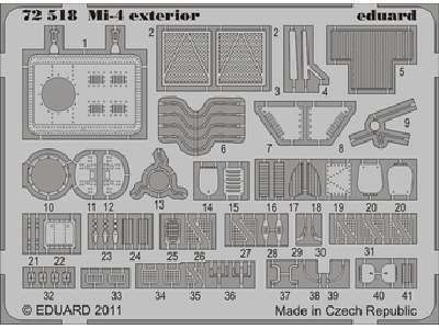 Mi-4 exterior 1/72 - Hobby Boss - image 1