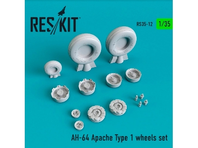 Ah-64 Apache Type 1 Wheels Set - image 1