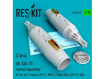 Ub-32a-73 Rocket Launcher 2 Pcs Mt-lb, Uaz, Pickup W/Zpu-2, Bmp-2, Toyota Hilux, Btr-70, Ural - image 1