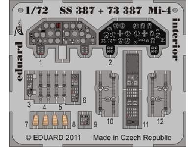 Mi-4 interior S. A. 1/72 - Hobby Boss - image 1