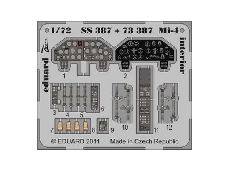 Mi-4 interior S. A. 1/72 - Hobby Boss - image 1