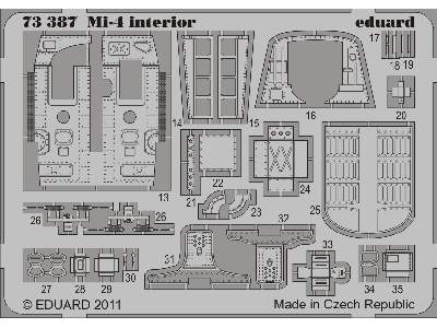 Mi-4 interior S. A. 1/72 - Hobby Boss - image 3