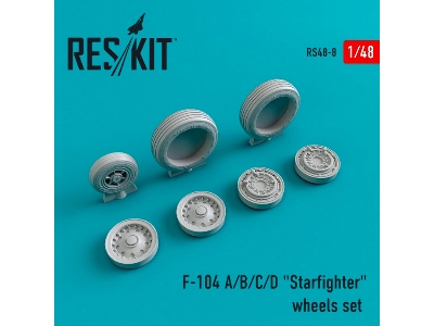 Lockheed F-104 A/B/C/D Starfighter Wheels Set - image 1