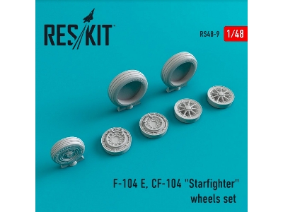 Lockheed F-104 E, Cf-104 Starfighter Wheels Set - image 1