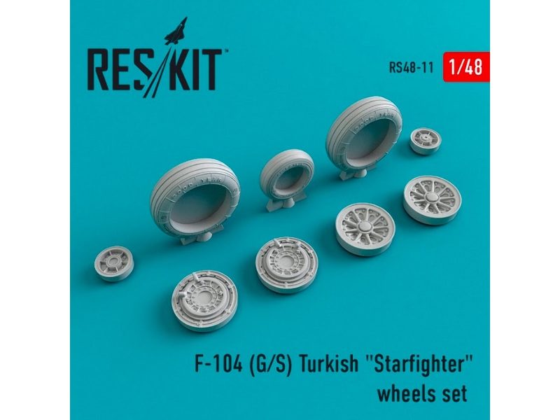 Lockheed F-104 (G/S) Turkish Starfighter Wheels Set - image 1