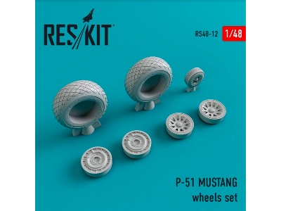 North American P-51 Mustang Wheels Set - image 1