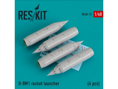 B-8m1 Rocket Launcher (4 Pcs) (Mig-23/27/29, Su-17/20/22/24/25/27/33, Jak-38) - image 1