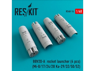 B8v20-&#1040; Rocket Launcher (4 Pcs) (Mi-8/17/24/28 Ka-29/32/50/52) - image 1
