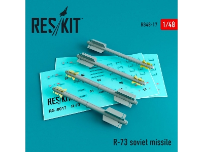 R-73 Soviet Missile (4 Pcs) (Su-27/30/33/34/35/37 Mig-29) - image 1
