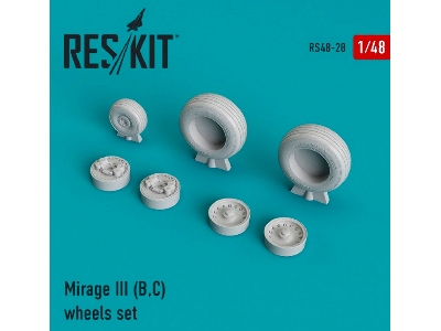 Dassault Mirage Iii (B,c) Wheels Set - image 1